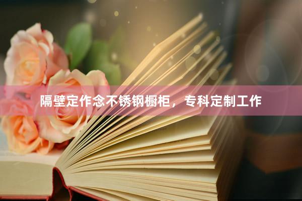 隔壁定作念不锈钢橱柜，专科定制工作
